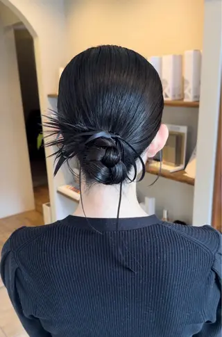ヘアアレンジ 透明感ある艶カラー / KAKOのヘアスタイル
