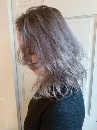 ミディアム カラー ヘアアレンジ WATARU🔥／ 外国人風ハイライトのヘアスタイル