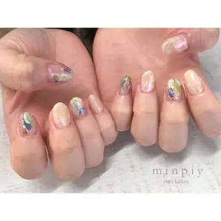 ネイル 𖡼 yumenoのネイルデザイン