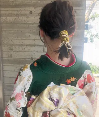 ミディアム カラー ヘアアレンジ nakahara madokaのヘアスタイル