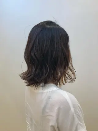 ミディアム 齋藤 らいのヘアスタイル