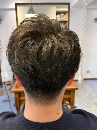 ショート メンズ Hair relaxation drop大森所属・佐藤槙哉 サトウシンヤのヘアスタイル