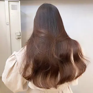 ロング カラー SALOWIN 新宿三丁目EAST所属・韓国レイヤー🇰🇷 layercut✂️のヘアスタイル