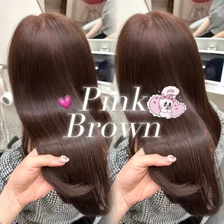 セミロング カラー 💘Rei💘新宿/ アレンジ/艶カラーのヘアスタイル