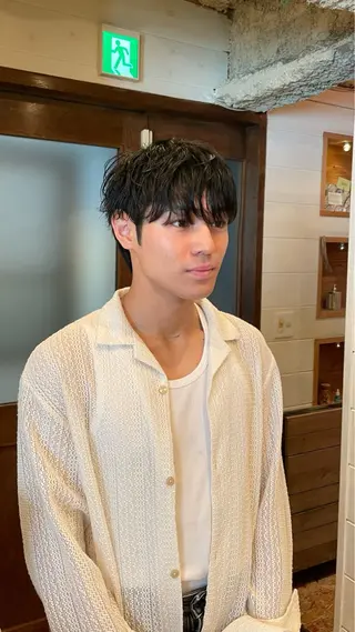 メンズ ボブ/縮毛矯正/レイ ヤー♡Natsukiのヘアスタイル