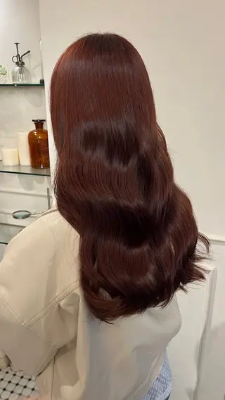 ロング カラー ROVER所属・美咲🤎 /艶カラー /ハイライトカラーのヘアスタイル