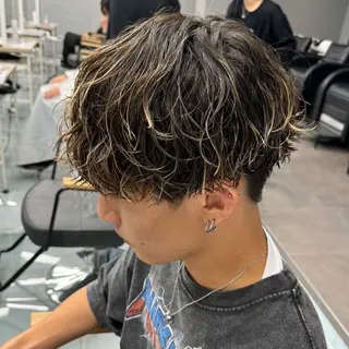 パーマ メンズ メンズパーマ/ メッシュ📍ﾕﾘのヘアスタイル