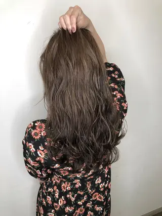 ロング カラー brace今里店店長 加井直樹のヘアスタイル