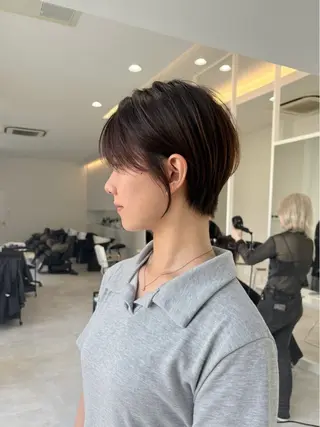 ショート juve.別府店所属・別府 /ショート /ボブ/ヤマダルカのヘアスタイル