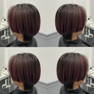 ショート 髪質改善縮毛矯正 kosuke_IJKのヘアスタイル