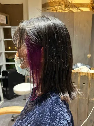 セミロング 佐伯 真奈のヘアスタイル