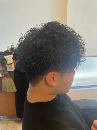 パーマ メンズ メンズ特化/パーマ/ フェードWATARUのヘアスタイル