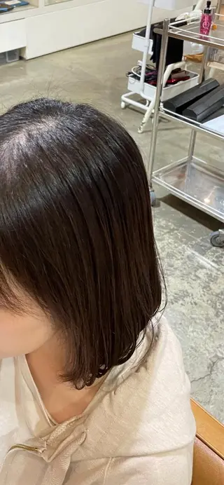 ミディアム えしま けんたのヘアスタイル