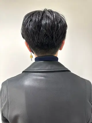 メンズ 松浦ゆずき 韓国/ 診断/ダウンパーマのヘアスタイル