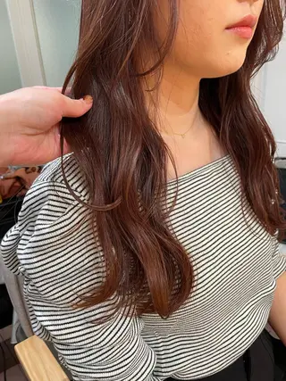ロング カラー gotoday　shaire　saron所属・miu. ボブ/透け感カラーのヘアスタイル