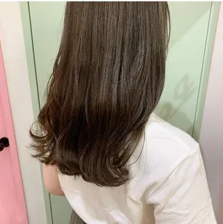 ミディアム 小顔カット/韓国 カラー🌙shikiのヘアスタイル