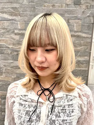 ミディアム 本日空きあり 🫧西岡輝美🫧のヘアスタイル
