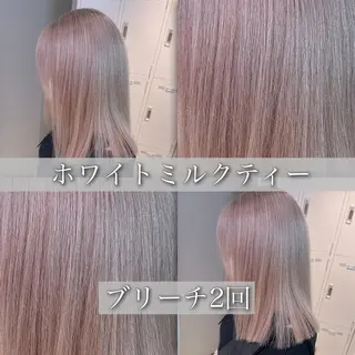 ミディアム カラー 🪄池袋ハイトーン 🪄ブリーチカラーのヘアスタイル