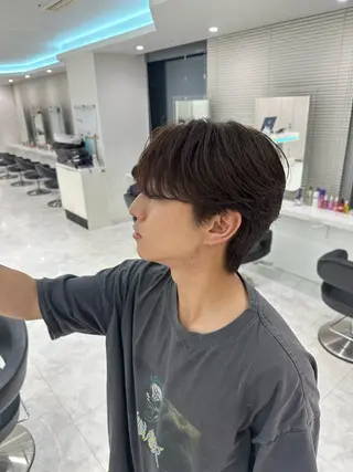 カラー メンズ 🐺メンズパーマ マッシュ　あさひ🐺のヘアスタイル