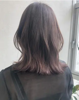 ミディアム カラー nakahara madokaのヘアスタイル