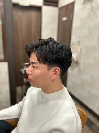 ショート パーマ メンズ メンズカット/ 雄大のヘアスタイル