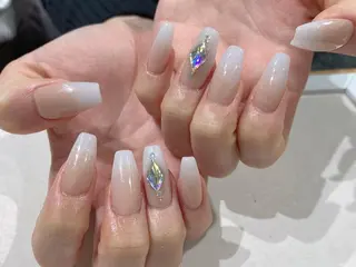 セミロング Nail  R💫 naoのネイルデザイン