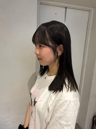 セミロング カラー ハイトーン/デザイン 🪐·˚⌖MIHOのヘアスタイル