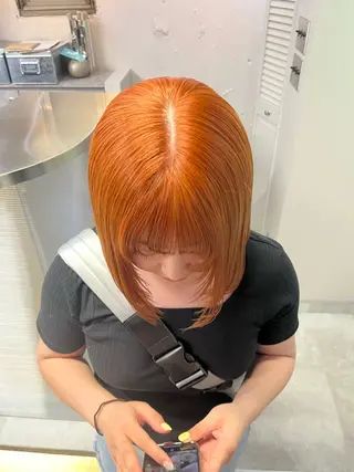 カラー ロングレイヤー ¥0🎀MEIのヘアスタイル