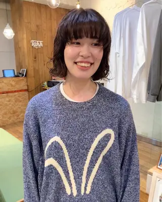 ミディアム パーマ 【takk】 ナカヤママサヨシのヘアスタイル
