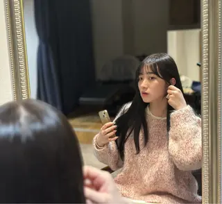 ロング 【ブリーチラベンダー の神様】💗髙島隆世のヘアスタイル