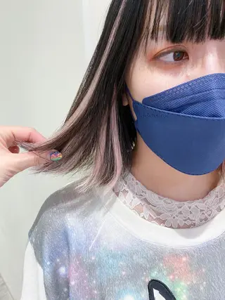 ミディアム 横浜🍒カット エクステ/RIEのヘアスタイル