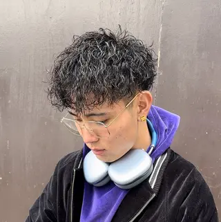 メンズ 🎖️似合わせメンズ パーマ🎖️カネキのヘアスタイル