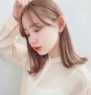 ミディアム ヘアサロンCHARM所属・🌈ハク ユヒのヘアスタイル