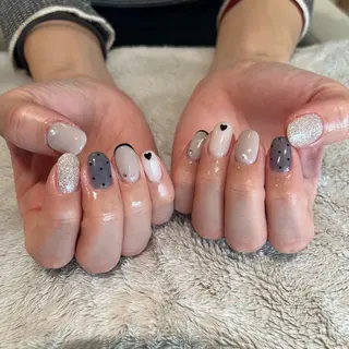 ネイル 四之宮 百花のネイルデザイン