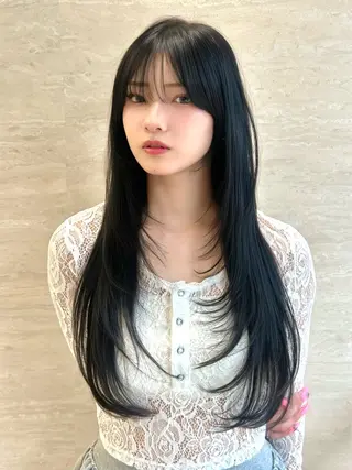 ロング PULSE yokohama所属・PULSE ASAHIのヘアスタイル