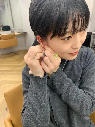 ショート パーマ/ボブ/ レイヤー/豊浦翔太のヘアスタイル