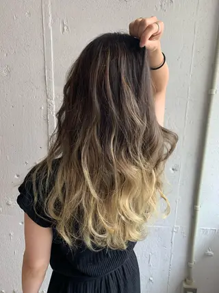 セミロング カラー 💛丁寧さNo.🥇 🧸片山智裕💛のヘアスタイル