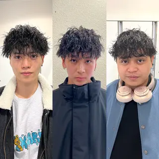 パーマ メンズ 茅ヶ崎パーマ特化/ スパイラル/ハルキのヘアスタイル