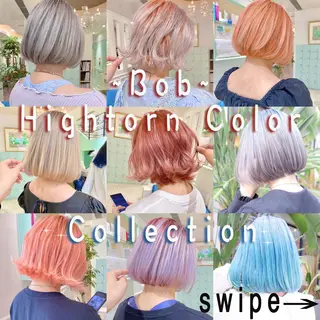 ショート カラー Re:ta Hair 飯田淳平のヘアスタイル