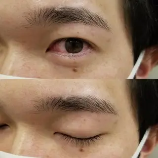 メンズ アイブロウ 阿部 知世のマツエク・マツパデザイン