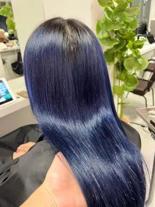 ロング カラー ハイトーン&髪質改善 &韓国エクステ🤎のヘアスタイル