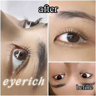 マツエク・マツパ eyerich 蘇我店のマツエク・マツパデザイン