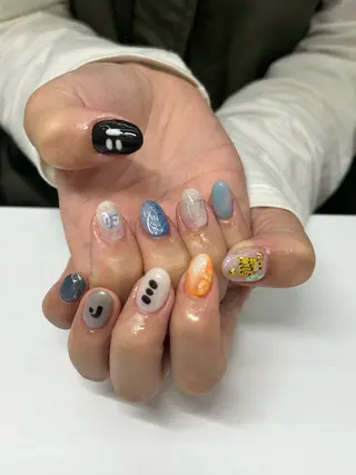 ネイル プライベートネイルサロンone nail所属・one nail 【カラフル/個性派】のネイルデザイン