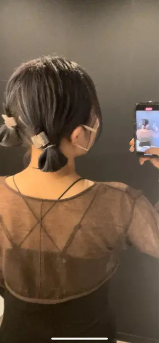 ミディアム ゆい .🎀のヘアスタイル