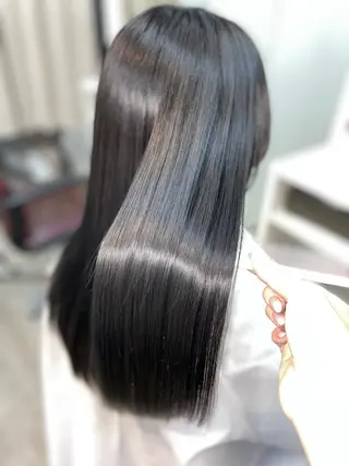 ロング カラー 韓国ヘア🤍髪質改善 🇰🇷AKANEのヘアスタイル