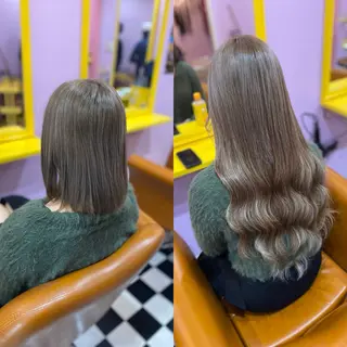 ミディアム チビ編み込みエクステ どぅ〜す/YUIのヘアスタイル