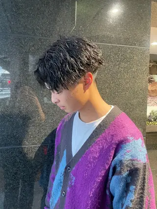 パーマ メンズ 野本光一朗/メンズ/ メンズパーマのヘアスタイル