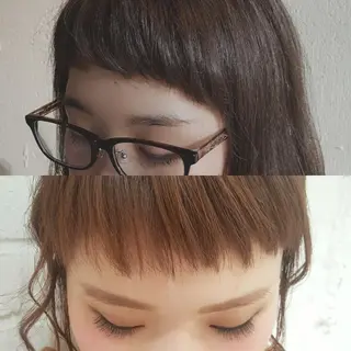 ミディアム あらき ちさとのヘアスタイル