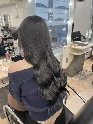 ロング 韓国レイヤー×モテ髪 /MITSUKI🤍のヘアスタイル