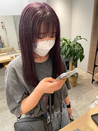 ロング ior北千住【イオール】所属・YU(ハイトーン/ ブリーチカラー)のヘアスタイル